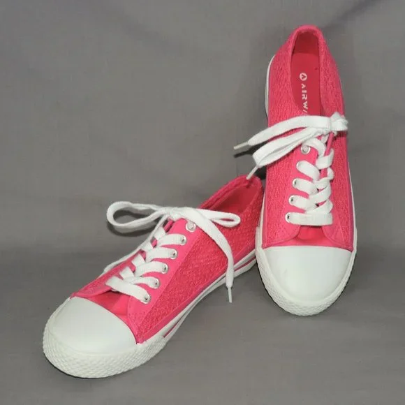 Airwalk Shoes Air Walk Pink Canvas Sneakers Shoes Poshmark
